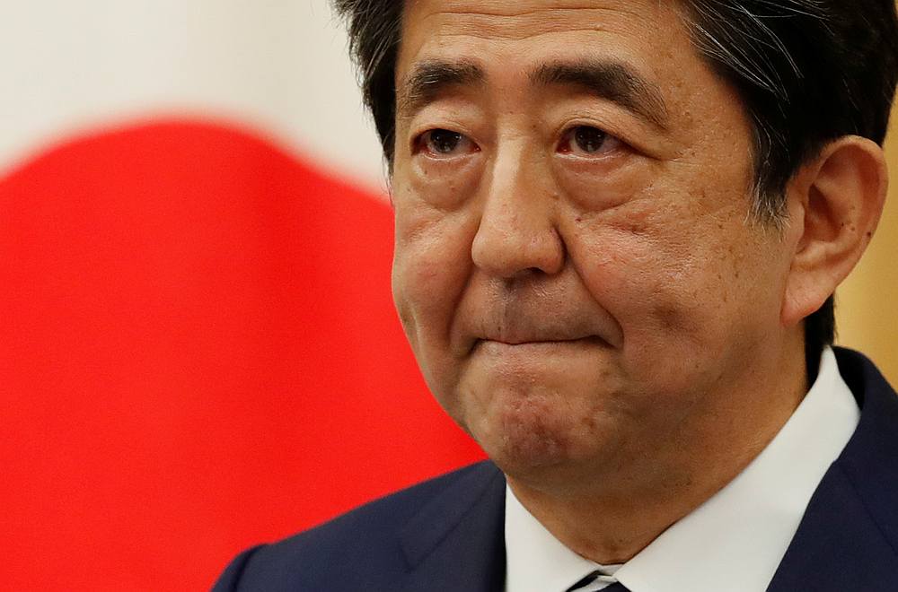 Japan's Prime Minister Shinzo Abe holds a news conference on Japan's response to Covid-19, in Tokyo, Japan May 25, 2020. u00e2u20acu201d Reuters pic