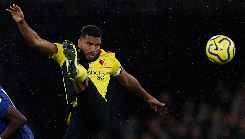 In this file photo taken November 2, 2019 Watfordu00e2u20acu2122s defender Adrian Mariappa controls the ball during the English Premier League football match between Watford and Chelsea at Vicarage Road Stadium in Watford, north of London. u00e2u20acu201d AFP pic