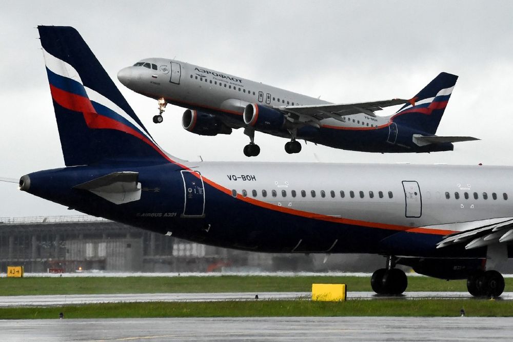 In this file photo taken on June 14, 2017 an Aeroflotu00e2u20acu2122s aircraft takes off at Moscowu00e2u20acu2122s Sheremetyevo airport. The number of passengers carried by Aeroflot, collapsed in April, Russia closed its borders and suspended flights. u00e2u20acu201d AFP pic