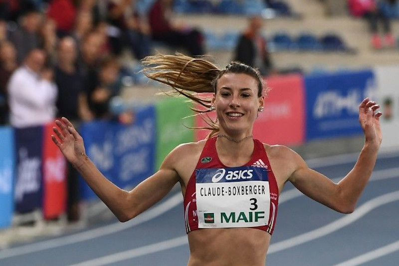 Ophelie Claude-Boxberger won the 3,000m at the French indoor championships in February. u00e2u20acu201d AFP pic