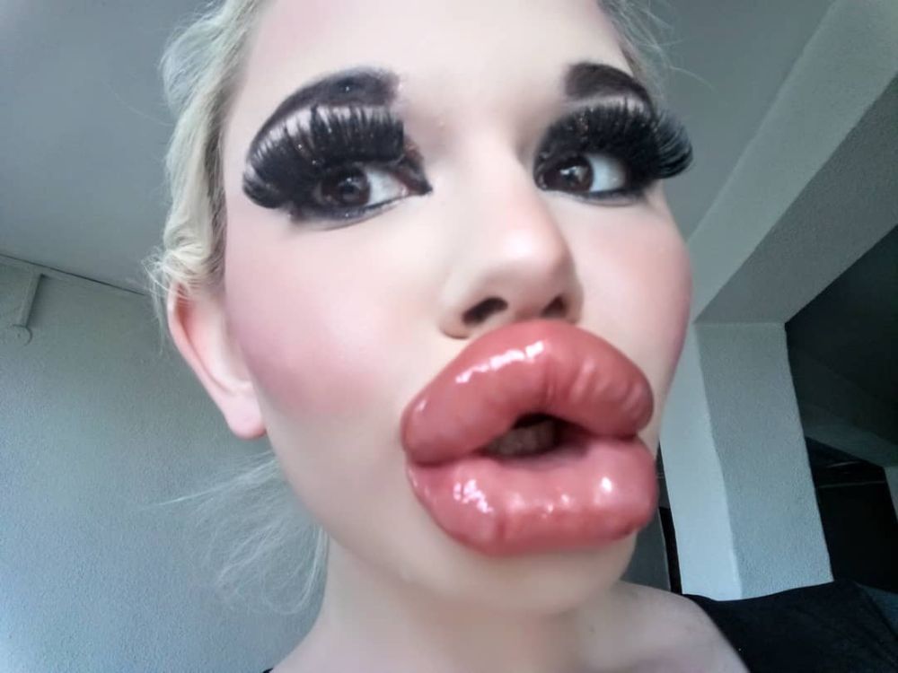 Andrea Ivanova is planning on getting even bigger lips. u00e2u20acu201d Picture via Instagram