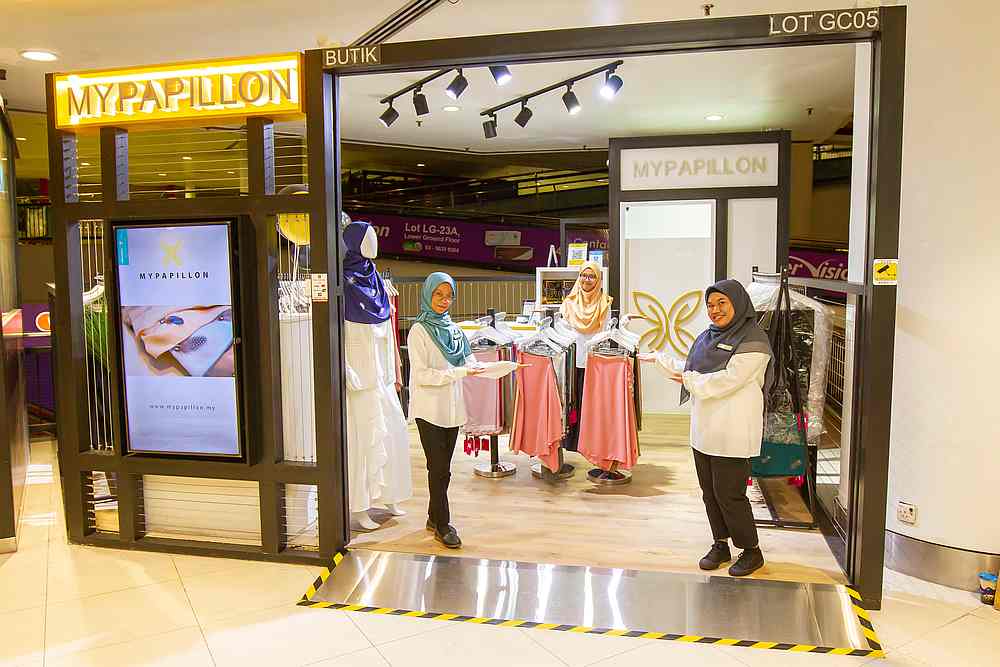 While the MyPapillon store is now open under CMCO guidelines, Haslinda urges customers to use 'safe' online platforms for purchases. — Picture courtesy of Haslinda Md Isa