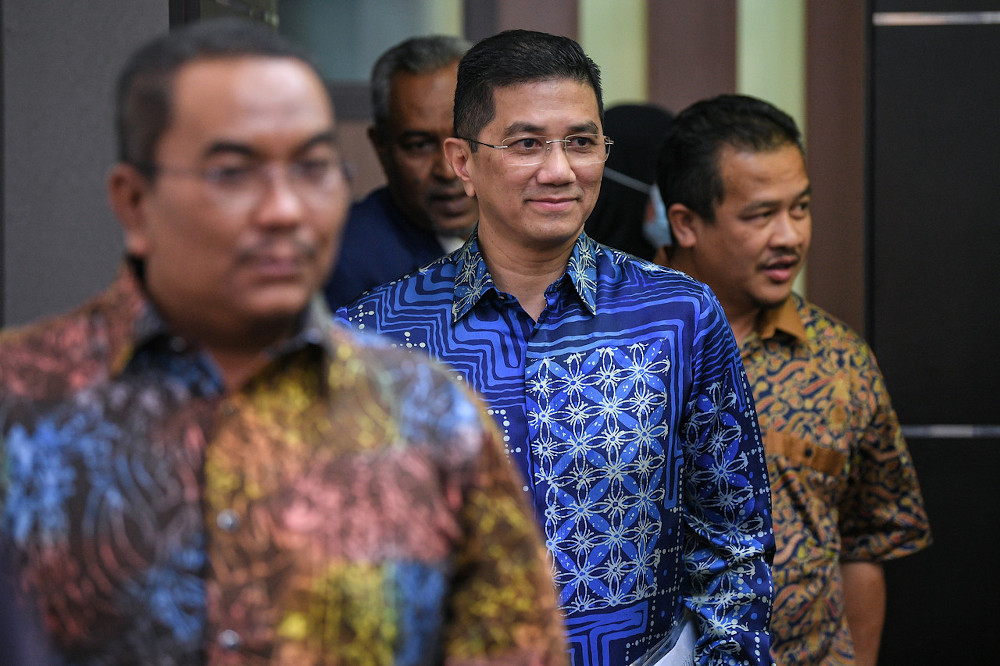 Senior Minister cum Miti Minister Datuk Seri Mohamed Azmin Ali after calling on Kedah Mentri Besar Muhammad Sanusi Md Nor at Wisma Darul Aman in Alor Setar May 28, 2020. u00e2u20acu201d Bernama pic 