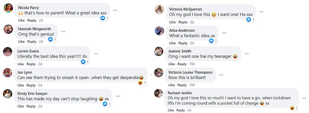 Some social media users were even more excited than Balsdon about the new vending machine. — Screengrab via Facebook/Sarah Balsdon