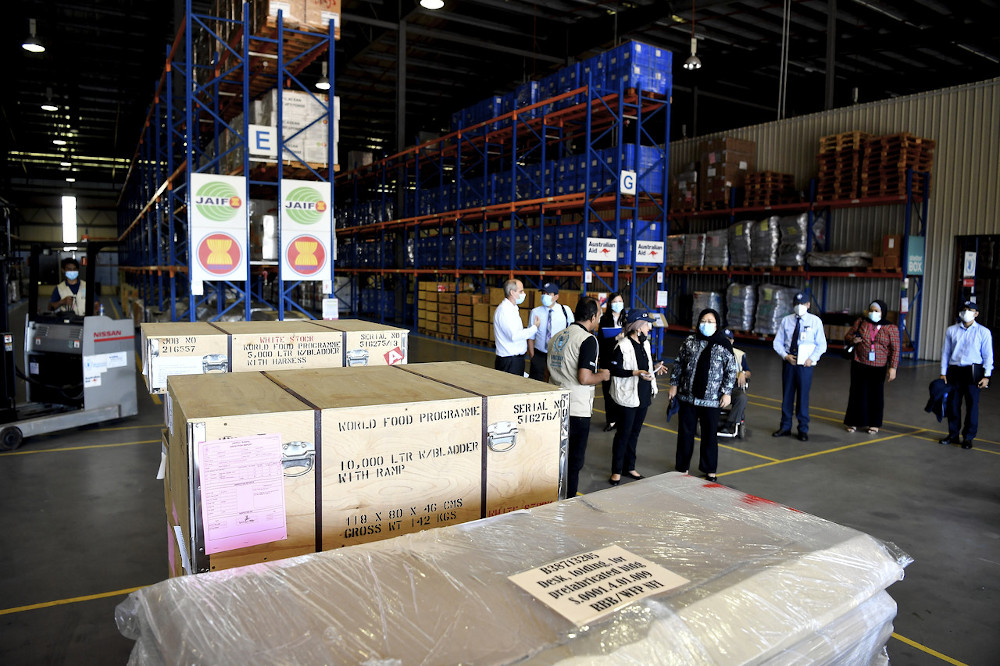 Malaysia and UNHRD are preparing to send out its second humanitarian relief cargo shipment to support Covid-19 operations and humanitarian relief in Chittagong, Bangladesh. u00e2u20acu201d Bernama pic
