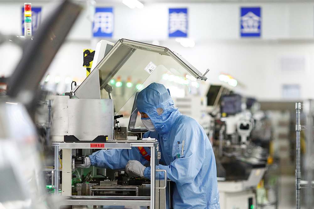 An employee works at a factory of Renesas Semiconductor Co following the outbreak of Covid-19, in Beijing, China May 14, 2020. u00e2u20acu201d Reuters pic