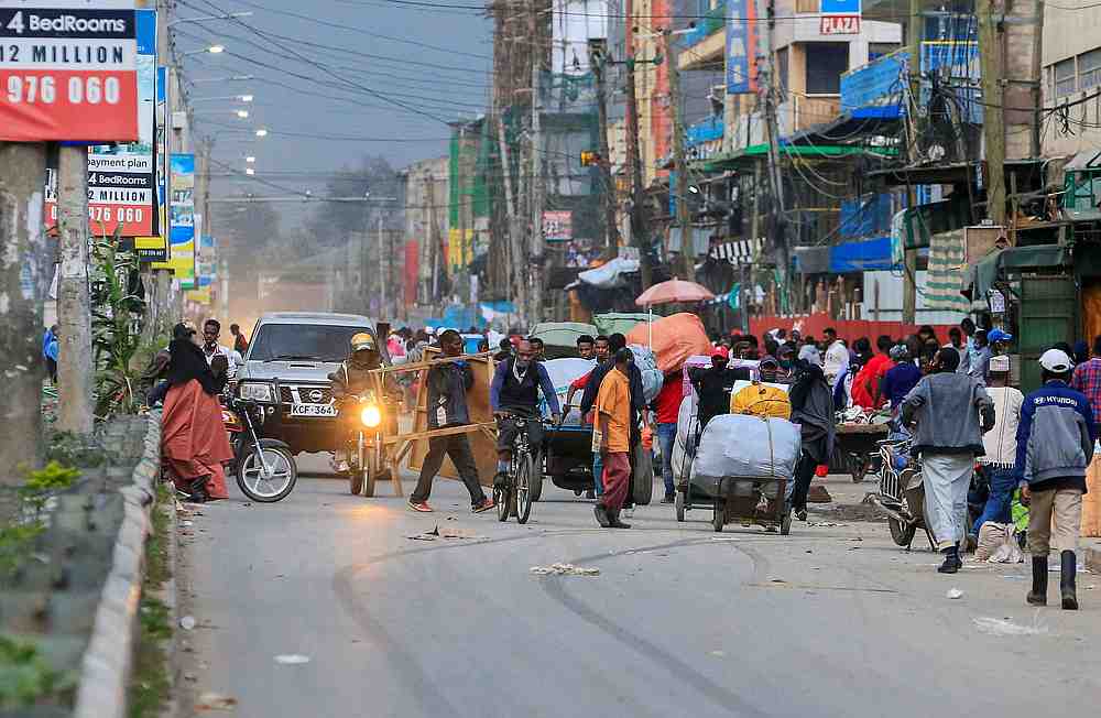 A view shows a busy street as businesses close ahead of the lockdown restrictions set by the government to prevent Covid-19, in Eastleigh district of Nairobi, Kenya May 6, 2020. u00e2u20acu201d Reuters pic