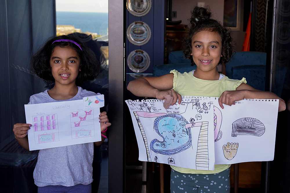 Children's drawings show what they miss most during the Covid-19 outbreak in Sydney, Australia, April 18, 2020. u00e2u20acu201d Reuters pic