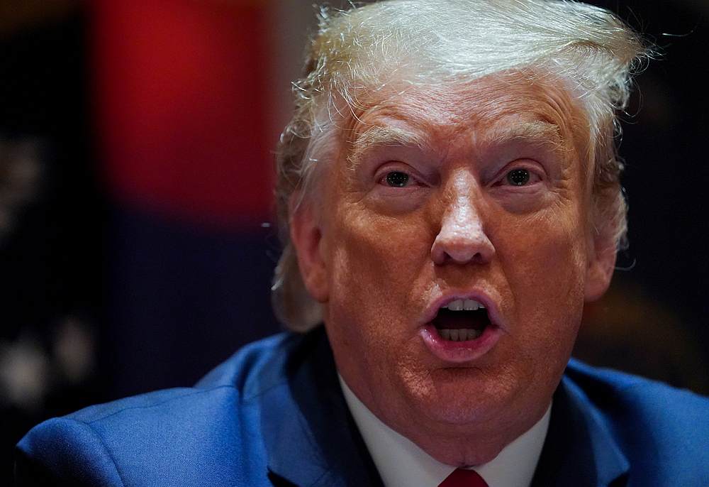 US President Donald Trump speaks at a meeting on the Covid-19 outbreak in the Cabinet Room of the White House in Washington May 13, 2020. u00e2u20acu201d Reuters pic
