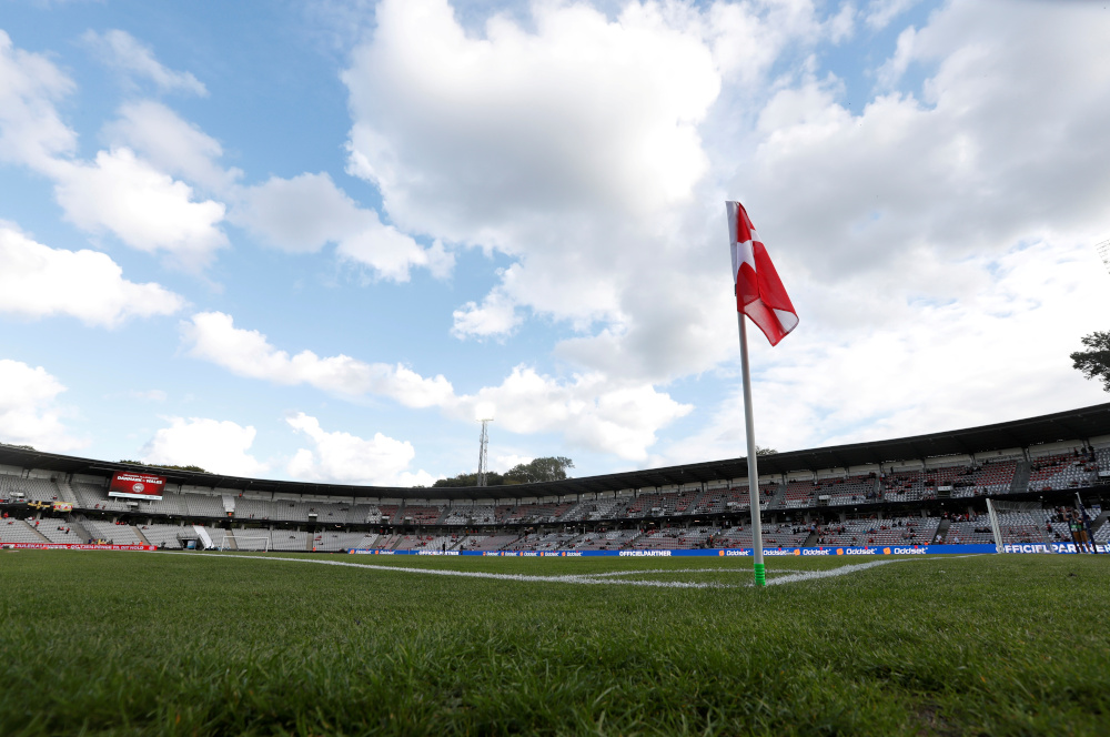 General view inside the stadium before the Denmark v Wales match at Cers Park and Arena, Aarhus, Denmark September 9, 2018. u00e2u20acu201d Action Images pic via Reuters