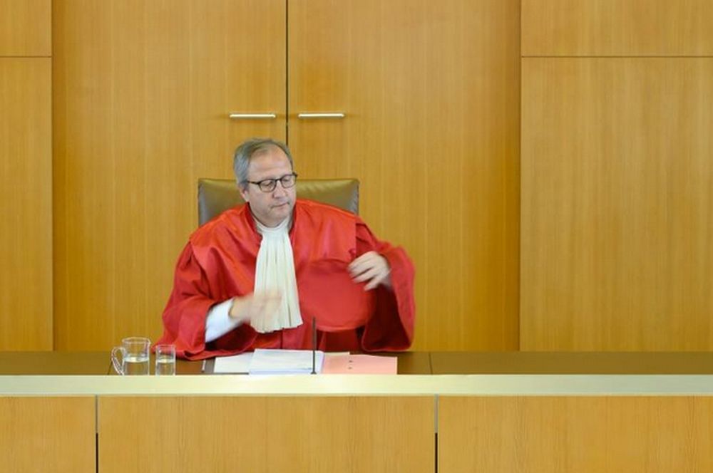 German constitutional court chairman Andreas Vosskuhle ruled that the ECB must clarify a key element of its bond-buying scheme to support the eurozone economy. u00e2u20acu201d AFP pic
