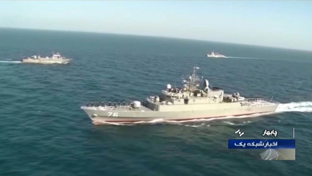 The Iranian frigate u00e2u20acu02dcJamaranu00e2u20acu2122 is seen during naval drills in December 2019. u00e2u20acu201d AFP file pic