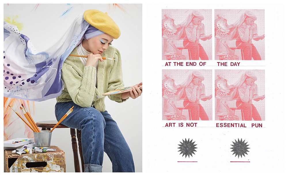 Izatu00e2u20acu2122s image was inspired by the Duck Group founderu00e2u20acu2122s recent collection which came under fire for allegedly copying another homegrown brandu00e2u20acu2122s designs. u00e2u20acu201d Pictures from Instagram/Duck Group, Izat Arif