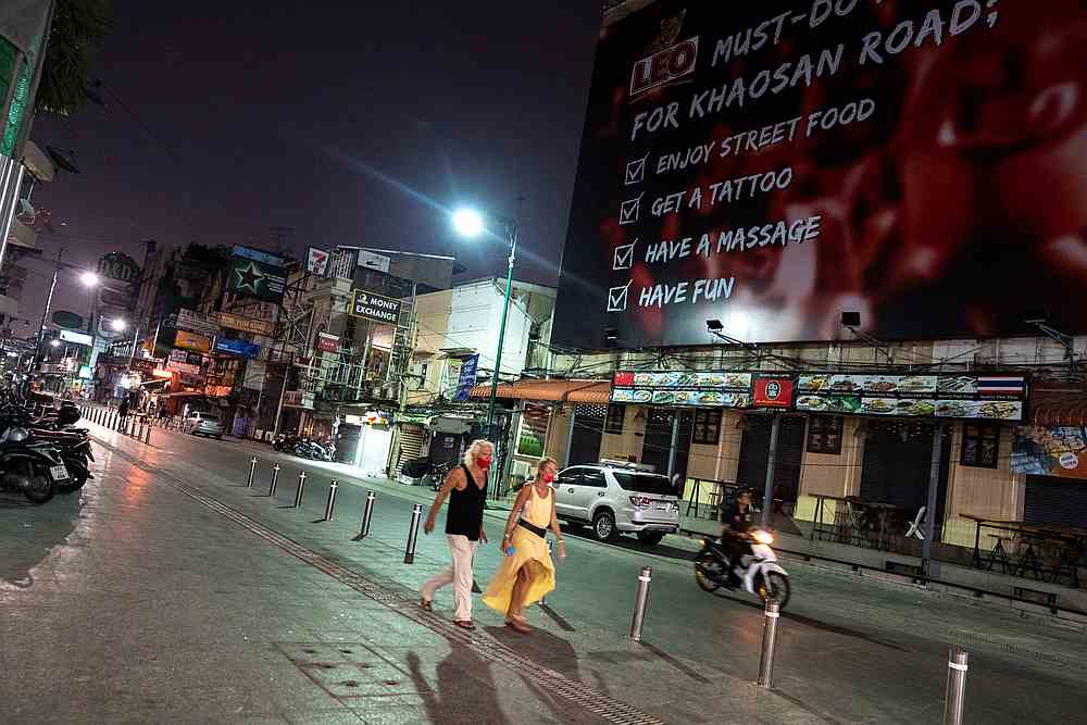 General view of the almost empty Khaosan Road, which is usually crowded with tourists, during the outbreak of Covid-19 in Bangkok, Thailand May 22, 2020. u00e2u20acu201d Reuters pic