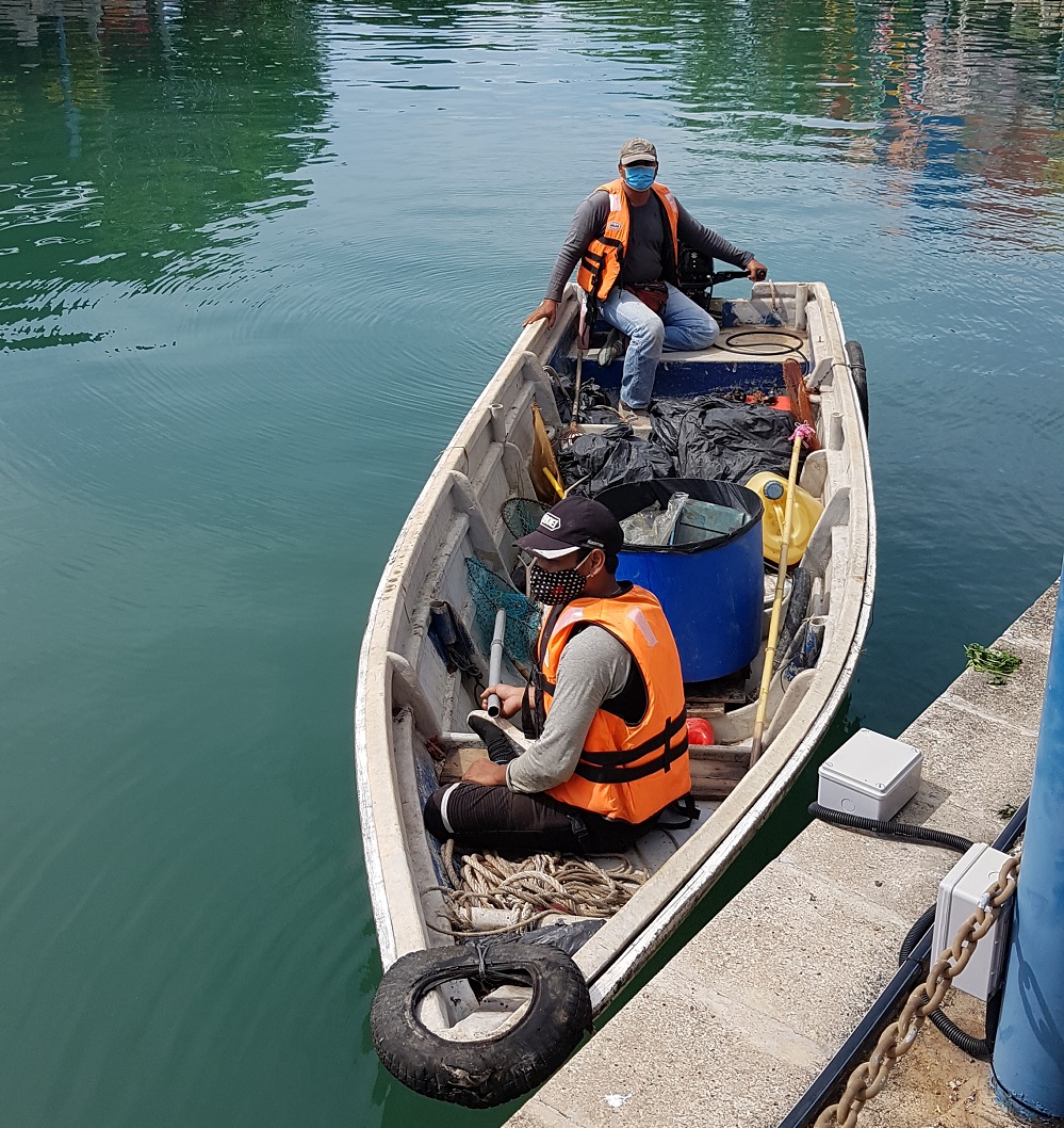 The 'flushing' method was used as part of the cleaning up process of the river. — Picture courtesy of The Department of Irrigation and Drainage