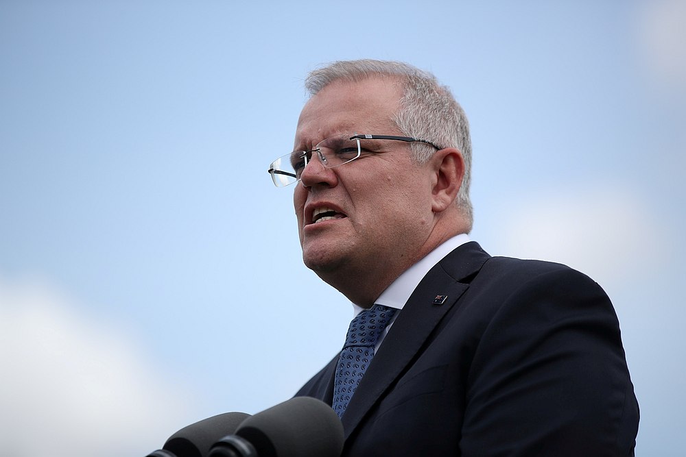 Australian Prime Minister Scott Morrison speaks during a press conference at Admiralty House in Sydney February 28, 2020. u00e2u20acu201d Reuters pic