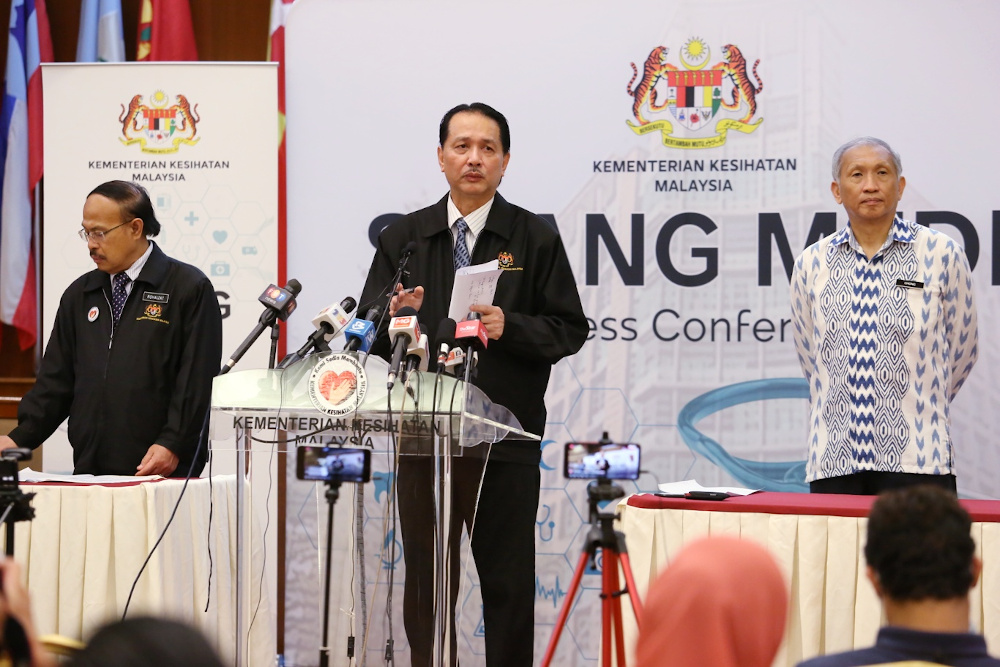 Health director-general Datuk Dr Noor Hisham Abdullah giving a press conference on Covid-19 in MOH , Putrajaya May 28, 2020. u00e2u20acu201d Picture by Choo Choy May 
