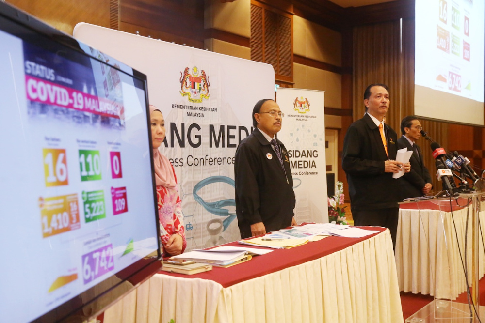 Health director-general Datuk Dr Noor Hisham Abdullah giving a press conference on Covid-19 in MOH, Putrajaya, May 12, 2020. u00e2u20acu201d Picture by Choo Choy May