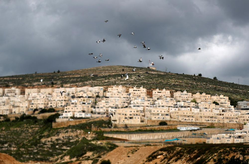 Birds fly as the Israeli settlement of Ramat Givat Zeev is seen, in the Israeli-occupied West Bank, March 19, 2020. u00e2u20acu201d Reuters pic