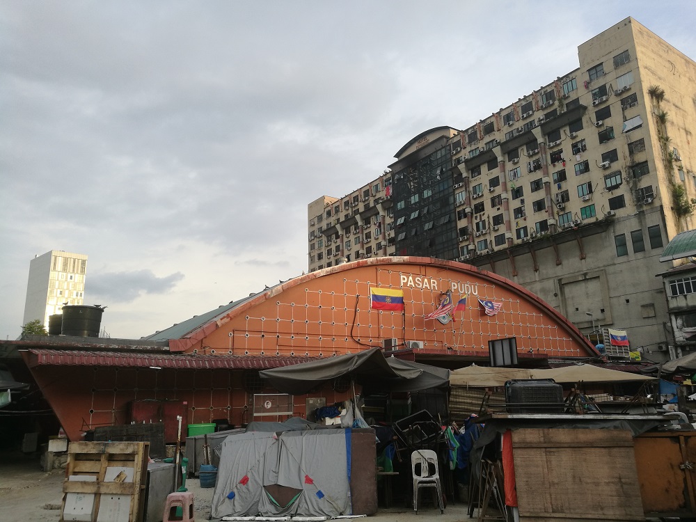 Richmoore Hotel, which was built 20 years ago, looms over Pudu. ― Picture by Soo Wern Jun