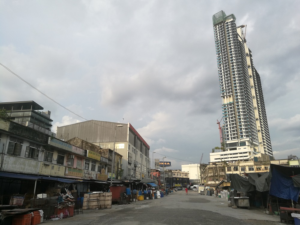 The Pudu Market area at dusk when things have quieted down. ― Picture by Soo Wern Jun