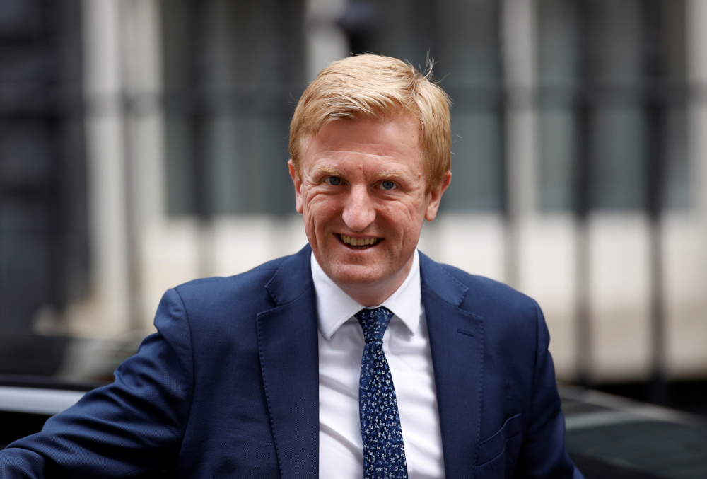 Britainu00e2u20acu2122s Secretary of State for Digital Culture, Media and Sport Oliver Dowden is seen at Downing Street, following the outbreak of the coronavirus disease (Covid-19), London May 13, 2020. u00e2u20acu201d Reuters pic