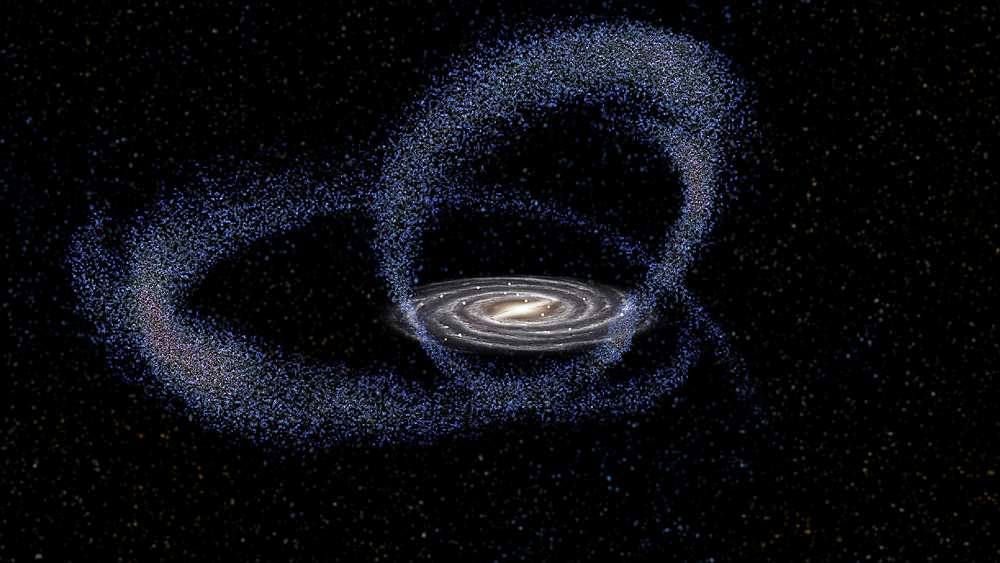 The star formation triggered by the Sagittarius dwarf galaxy in its current approximation to the Milky Way is seen in an illustration released May 26, 2020. u00e2u20acu201d Gabriel Perez Diaz, SMM (IAC) handout via  Reuters