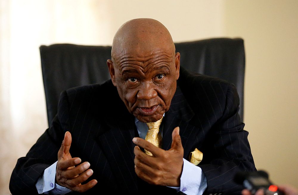 Lesotho's Prime Minister Thomas Thabane speaks during an interview at State House in the capital Maseru February 27, 2015. u00e2u20acu201d Reuters pic