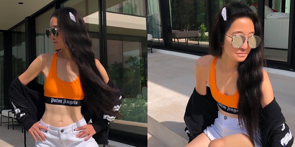 Staying at home hasnu00e2u20acu2122t stopped Wang from sharing chic outfit-of-the-day shots on social media. u00e2u20acu201d Picture via Instagram/verawang