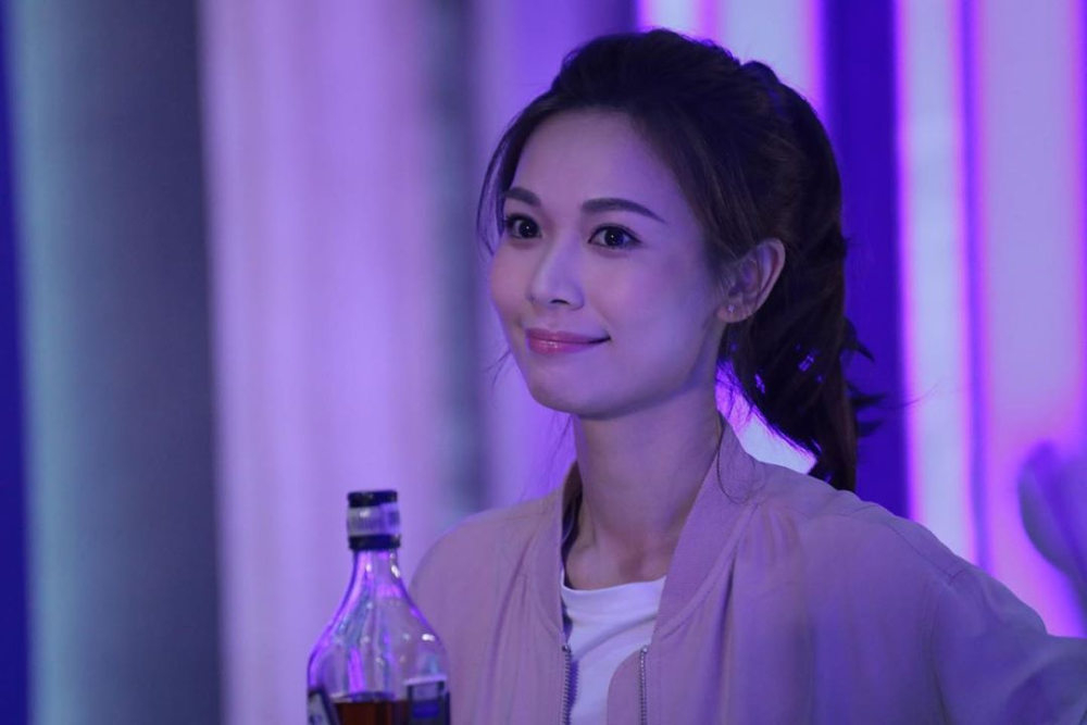 TVB actress Vivien Yeo is upset that a second banner has been put up, this time alleging that she was collaborating with her brother-in-law to cheat. u00e2u20acu201d Picture via Instagram
