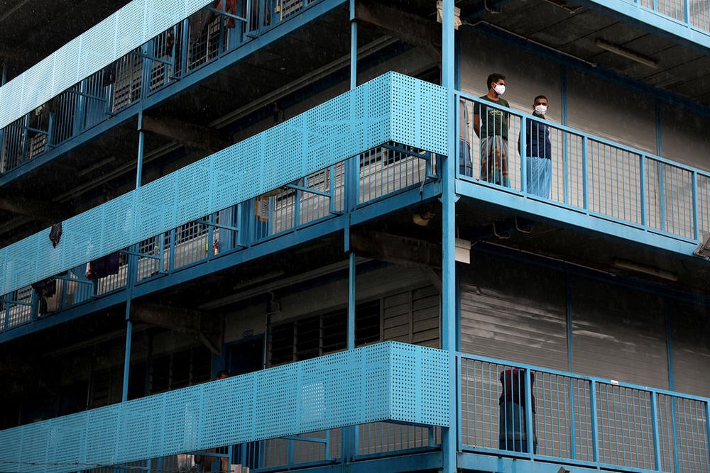 The vast majority of new cases are work permit holders residing in the foreign worker dormitories. u00e2u20acu201d TODAY pic