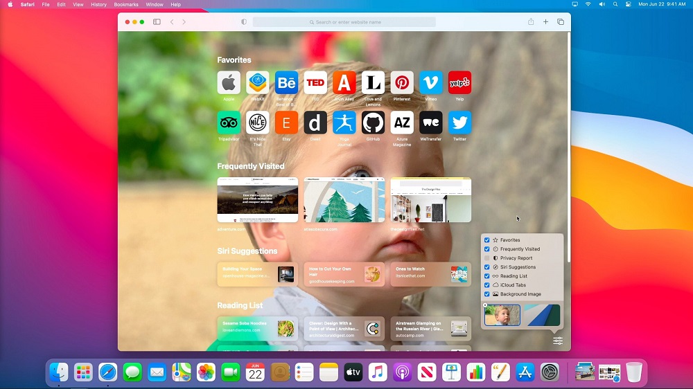 Tabs in Safari now also offers users a quick preview of what’s on the web page by simply hovering the cursor over the tab. — SoyaCincau pic