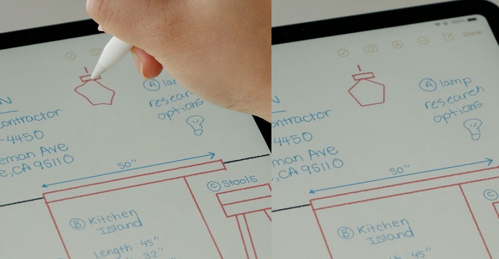 When it comes to illustration, people who can’t really draw will benefit from the new shape recognition feature which kicks in when you pause at the end. ­— SoyaCincau pic