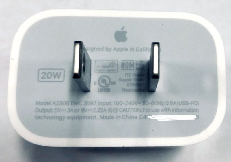 it is speculated that Apple will also introduce a new 20W charger that pushes a higher power output than its current bundled 18W charger for the iPhone 11 Pro and iPad Pro 2020. — SoyaCincau pic