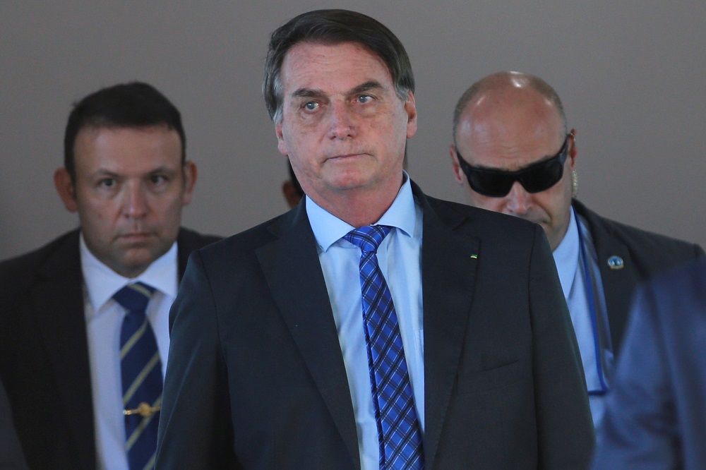 Brazilu00e2u20acu2122s President Jair Bolsonaro walks after a meeting at the Ministry of Defence headquarters, amid the coronavirus disease outbreak, in Brasilia May 29 2020. u00e2u20acu201d Reuters pic
