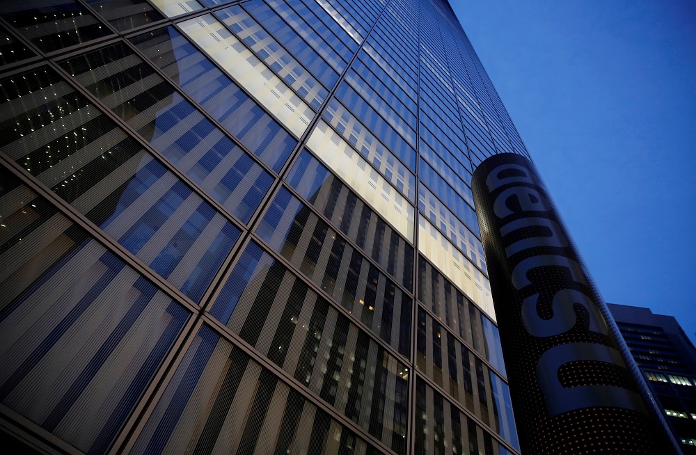 Dentsu's logo is seen at its head office building in Tokyo August 9, 2019. u00e2u20acu201d Reuters pic