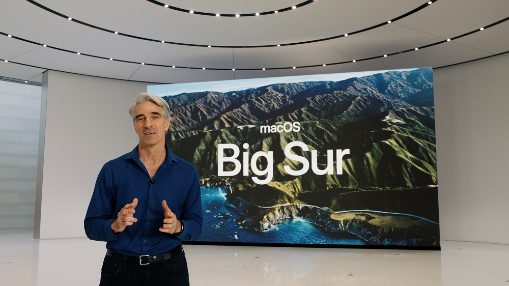 Craig Federighi, Appleu00e2u20acu2122s senior vice president of software engineering, speaks at Apple Park in Cupertino, California June 22, 2020. u00e2u20acu201d Picture by Apple Inc/Handout via Reuters 