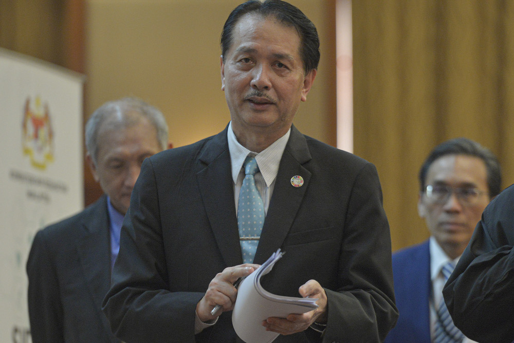 Health Director-General Datuk Dr Noor Hisham Abdullah speaks at a press conference in Putrajaya June 1, 2020. u00e2u20acu201d Picture by Shafwan Zaidon