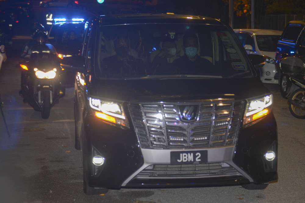 Prime minister Tan Sri Muhyiddin Yassin is seen arriving for the Bersatu meeting in Kuala Lumpur, June 4, 2020 u00e2u20acu201d Picture by Shafwan Zaidon