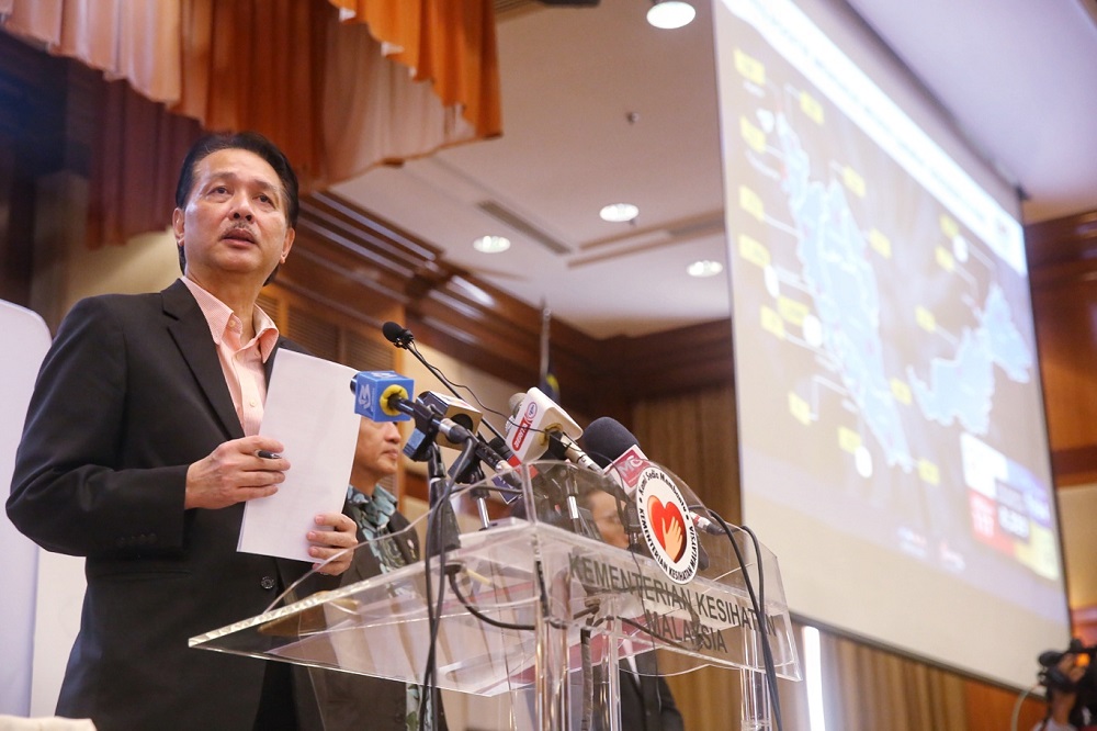 Health Director-General Datuk Dr Noor Hisham Abdullah speaks at a press conference in Putrajaya June 8, 2020. u00e2u20acu201d Picture by Choo Choy May