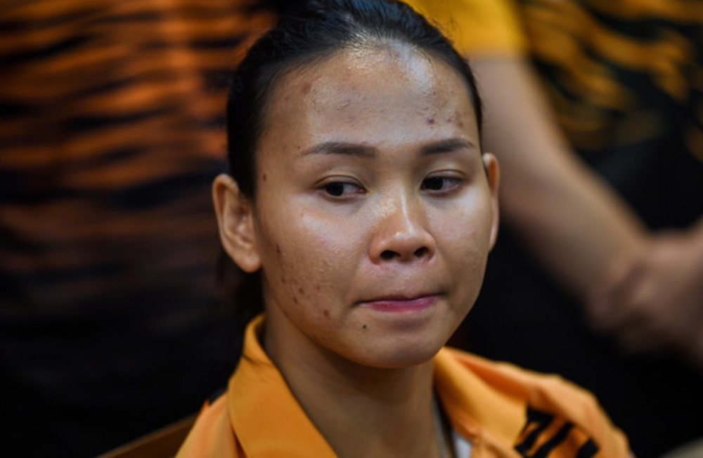 National diver Pandelela Rinong reacts during a press conference in Kuala Lumpur June 21, 2018. u00e2u20acu201d Bernama pic
