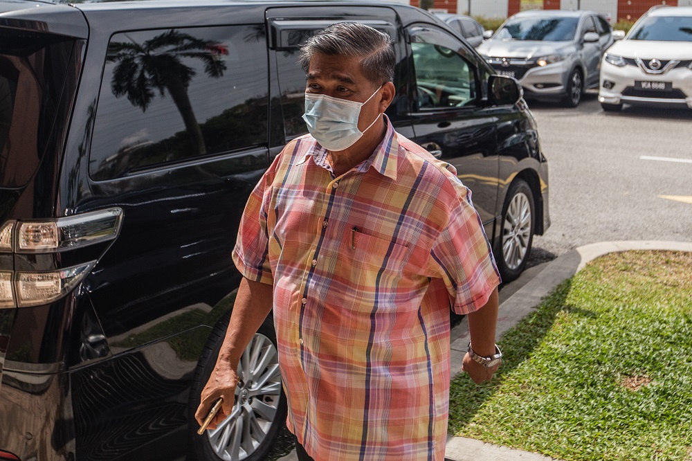 Parti Amanah Negara president Mohamad Sabu arrives at the PKR’s headquarters in Petaling Jaya June 12, 2020.