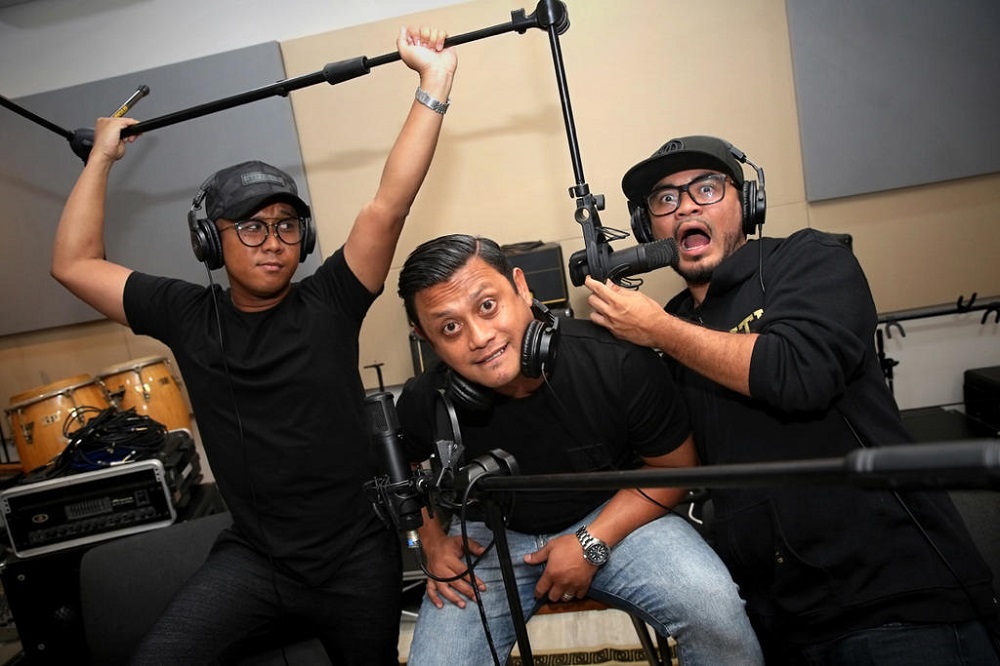 The men behind Okletsgo: (From left) Dzar Ismail, Raja Razie and Dyn Norahim. u00e2u20acu201d TODAY pic