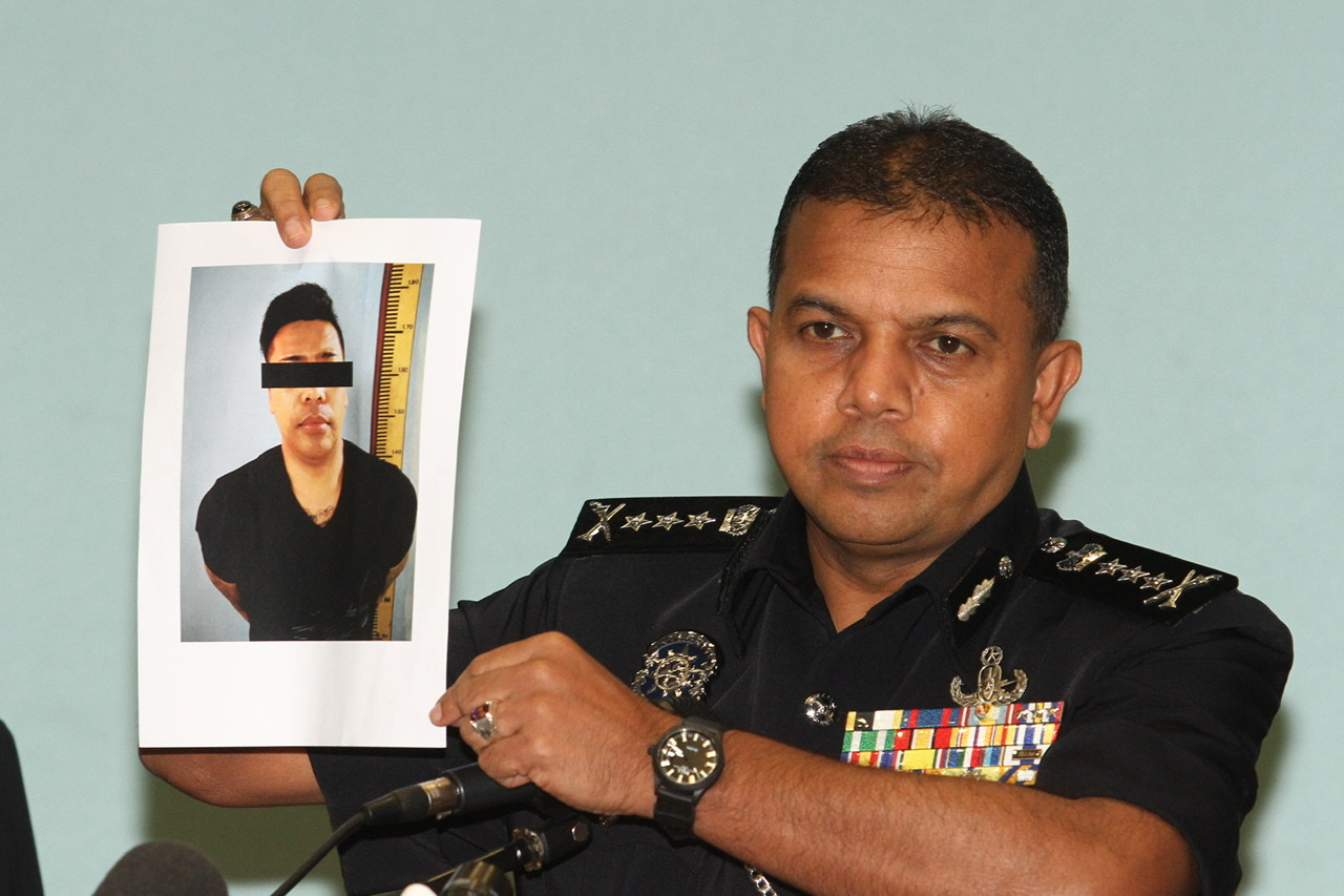Johor police chief Datuk Ayob Khan Mydin Pitchay said the two suspects were detained separately yesterday shortly after police arrested a 41-year-old Singaporean male suspect yesterday known as Boy Setan. u00e2u20acu201d Picture by Ben Tannn