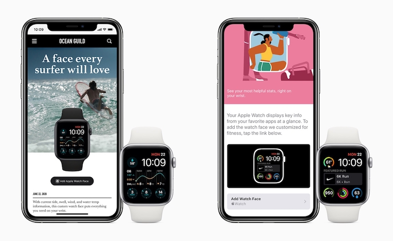Apple Watch users will now be able share their personalised watch faces easily. — SoyaCincau pic