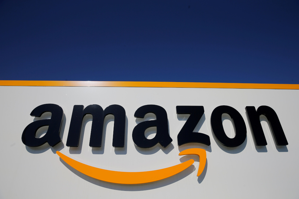 The logo of Amazon is seen in Lauwin-Planque, northern France, April 22, 2020. u00e2u20acu201d Reuters pic 
