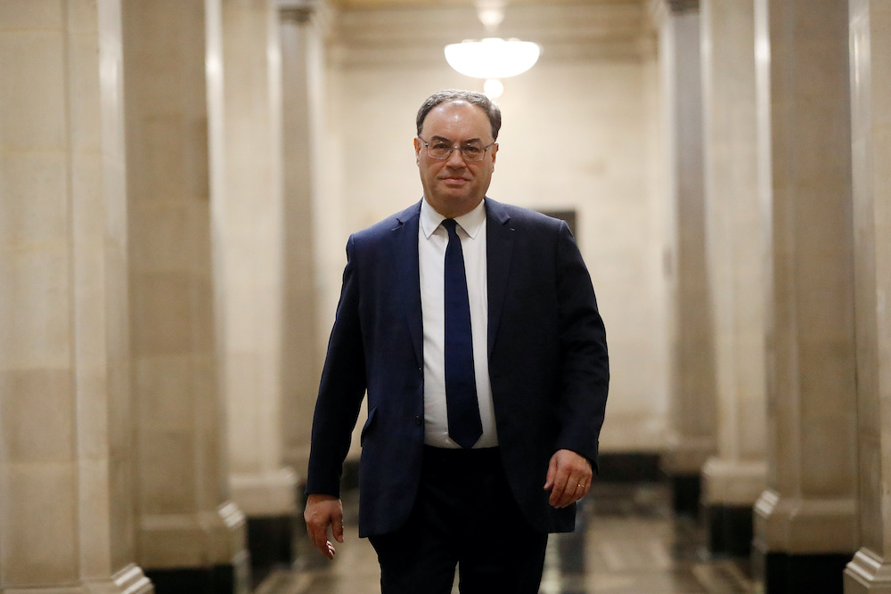 File photo of Bank of England Governor Andrew Bailey at the central bank in London, Britain March 16, 2020. u00e2u20acu2022 Reuters picnn