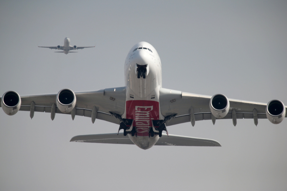 An Emirates Airline Airbus A380-800 plane takes off from Dubai International Airport in Dubai, United Arab Emirates February 15, 2019. u00e2u20acu201d Reuters pic 