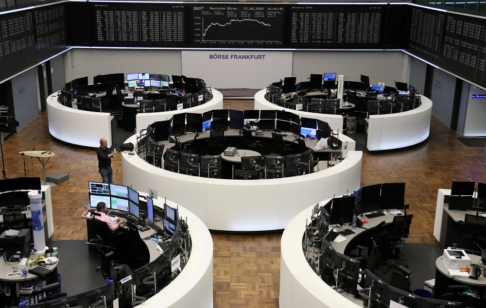 In the eurozone, Frankfurt’s DAX 30 index at 13,292.10 points and the Paris CAC 40 at 5,566.62 where both flat. ― Reuters pic