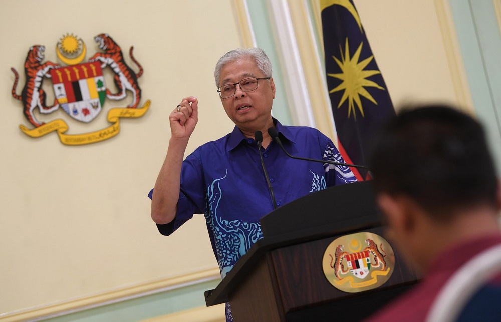 Senior Minister Datuk Seri Ismail Sabri Yaakob at a press conference in Putrajaya June 8, 2020. u00e2u20acu201d Bernama pic